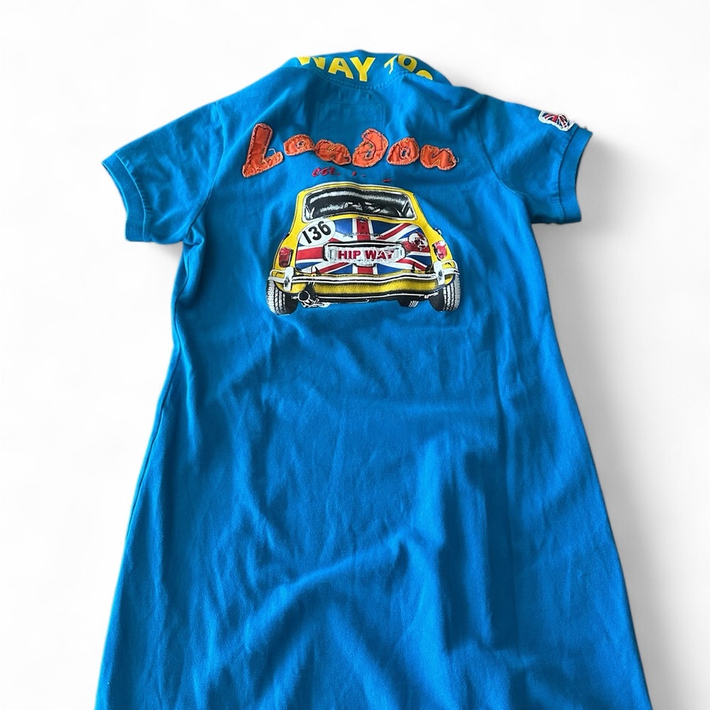 HIP WAY London embroidered polo dress XL (fits smaller)